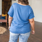 Absolute Favorite V-Neck Top in Azure
