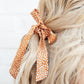 Abstract Print Scarf Scrunchie