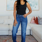 Addison Mid Rise Straight Jeans