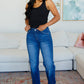 Addison Mid Rise Straight Jeans