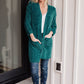 Admire Me Cardi in Hunter Green
