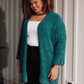 Admire Me Cardi in Hunter Green