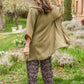 Adrift Memories Kimono in Green