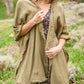 Adrift Memories Kimono in Green
