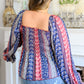 Afternoon Tea Smocked Long Sleeve Blouse