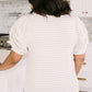 All In The Sleeves Striped Top