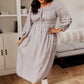 All Is Well Dress In Opal Gray