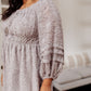 All Is Well Dress In Opal Gray
