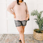 All Over It Top In Dusty Pink