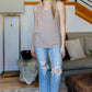 Always Here V Neck Top