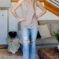 Always Here V Neck Top