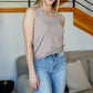 Always Here V Neck Top