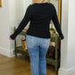 Always The One Front Cross Long Sleeve Top