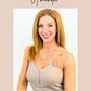 V-Neck Top and Biker Short Set in Black