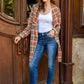 Amber Cuffed Slim Fit Dark Wash Jeans