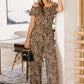 Animal Print Jumpsuit