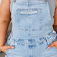 Annabelle Distressed Straight Leg Overalls
