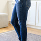 Annalise Slanted Raw Hem Skinny Jeans