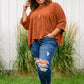 Ari Hi-Rise Button Fly Cuffed Skinny