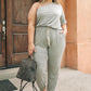 Arm And A Leg Jumpsuit In Gray