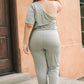 Arm And A Leg Jumpsuit In Gray