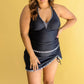 Aruba Two Piece Adjustable Skirt Swimsuit