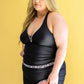 Aruba Two Piece Adjustable Skirt Swimsuit