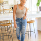 Ashley Hi-Waist Destroyed Boyfriend Jeans