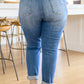 Ashley Hi-Waist Destroyed Boyfriend Jeans