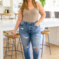 Ashley Hi-Waist Destroyed Boyfriend Jeans