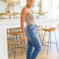 Ashley Hi-Waist Destroyed Boyfriend Jeans