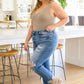 Ashley Hi-Waist Destroyed Boyfriend Jeans