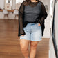 Ask Anyway Fishnet Sweater