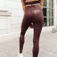 Ava Leggings In Burgundy