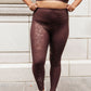 Ava Leggings In Burgundy