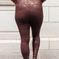 Ava Leggings In Burgundy