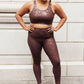 Ava Leggings In Burgundy