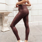 Ava Leggings In Burgundy