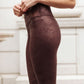 Ava Leggings In Burgundy