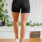 Avery Hi Waist Cuffed Denim Shorts