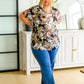 Baskets of Flowers Floral Tee