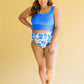 Bermuda Button Up Swim Top and Floral Swim Bottoms