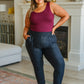 Casual But Cool Tank in Burgundy