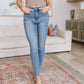 Betsy High Rise Control Top Shield Pocket Skinny Jeans