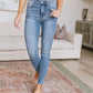 Betsy High Rise Control Top Shield Pocket Skinny Jeans
