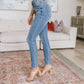 Betsy High Rise Control Top Shield Pocket Skinny Jeans