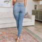 Betsy High Rise Control Top Shield Pocket Skinny Jeans