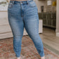 Betsy High Rise Control Top Shield Pocket Skinny Jeans
