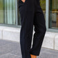 Big Dreams Stretch Pull On Dress Pants In Black