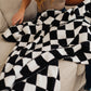 Penny Blanket Single Cuddle Size in Black Check